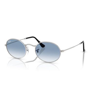 Ray-Ban Sonnenbrille RB3547 003/3F Oval Silber/Blau Verlauf Unisex 2