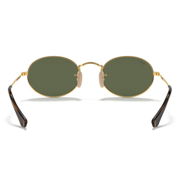 Ray-Ban Occhiali da Sole RB3547N 001 Oval Oro/Verde G-15 Unisex 3