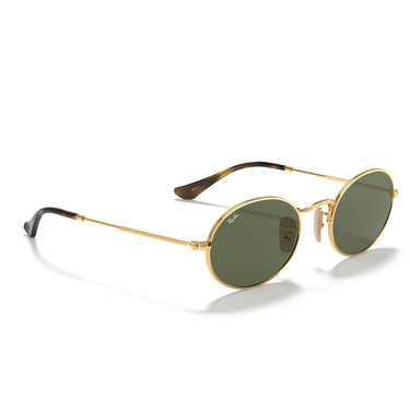 Ray-Ban Occhiali da Sole RB3547N 001 Oval Oro/Verde G-15 Unisex 4