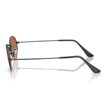 Ray-Ban Occhiali da Sole RB3547N 002/40 Oval Nero/Marrone Specchiato Unisex 2
