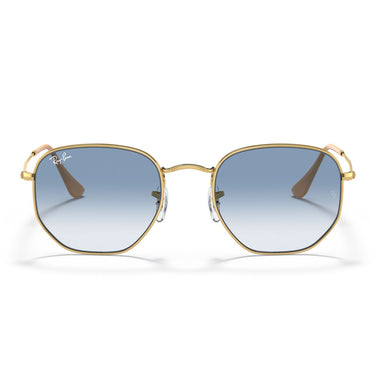 Ray-Ban Gafas de Sol RB3548 001/3F Hexagonal Oro/Azul Unisex