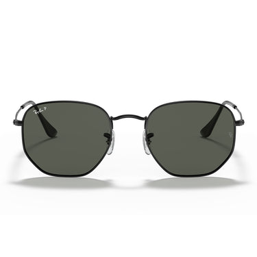 Ray-Ban Sunglasses RB3548N 002-58 Octagonal Black-Green G-15 Unisex Polarized
