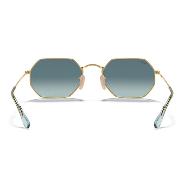 Ray-Ban Occhiali da Sole RB3556N 91233M Octagonal Oro Arista/Blu Sfumato Unisex 3