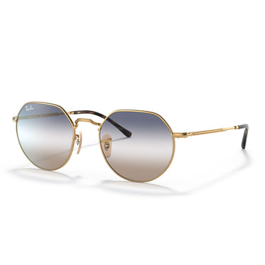 Ray-Ban Occhiali da Sole RB3565 001/GD Jack Oro/Trasparente Blu Unisex 2