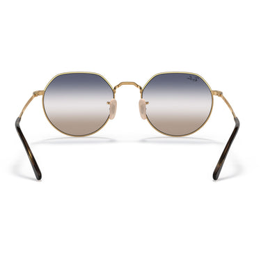 Ray-Ban Occhiali da Sole RB3565 001/GD Jack Oro/Trasparente Blu Unisex 4