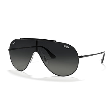 Ray-Ban Lunettes de Soleil RB3597 002/11 Wings Noir/Gris Dégradé Unisexe 2