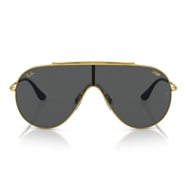 Ray-Ban Occhiali da Sole RB3597 924687 Wings Oro/Grigio Scuro Unisex