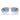 Ray-Ban Sonnenbrille RB3625 92023F New Aviator Gold/Blau Verlauf Unisex