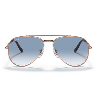 Ray-Ban Sonnenbrille RB3625 92023F New Aviator Gold/Blau Verlauf Unisex