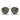 Ray-Ban Occhiali da Sole RB3647N 002 58 Round Double Bridge Nero Verde G-15 Unisex Polarizzati