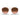 Ray-Ban Occhiali da Sole RB3647N 9069A5 Round Double Bridge Rame Marrone Sfumato Unisex
