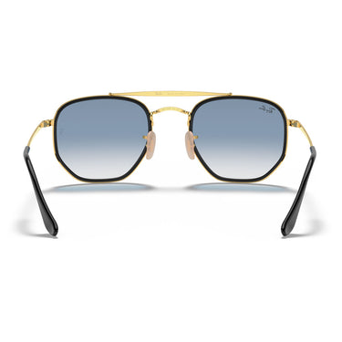 Ray-Ban Occhiali da Sole RB3648M 91673F The Marshall II Oro/Azzurro Unisex 4