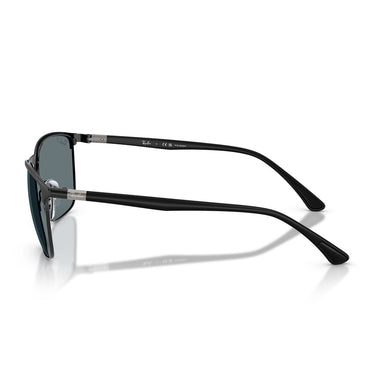 Ray-Ban Occhiali da Sole RB3686 186/3R Nero/Blu Scuro Unisex Polarizzati