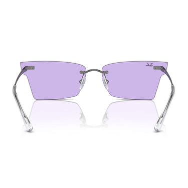 Ray-Ban Occhiali da Sole RB3730 004/1A Xime Argento/Viola Unisex 4