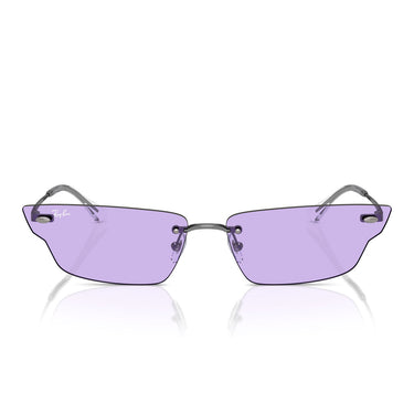 Ray-Ban Okulary Przeciwsłoneczne RB3731 004/1A Anh Srebrny/Fioletowy Unisex