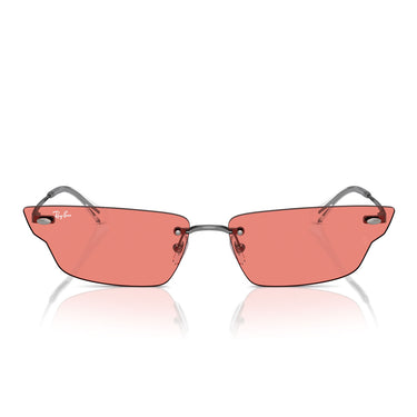 Ray-Ban Okulary Przeciwsłoneczne RB3731 004/84 Anh Srebrny/Różowy Unisex