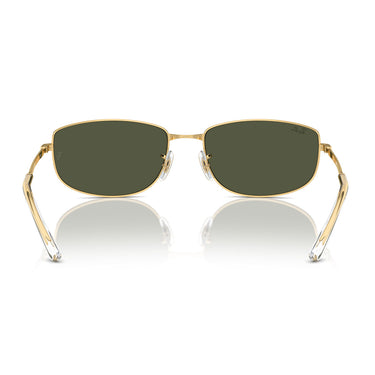 Ray-Ban Occhiali da Sole RB3732 001/31 Oro/Verde Unisex 4