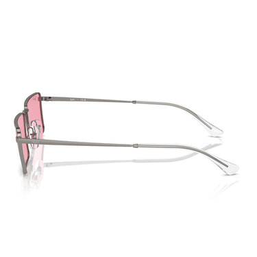 Ray-Ban Occhiali da Sole RB3741 004/84 Emy Argento/Rosa Unisex 2