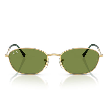 Ray-Ban Sunglasses RB3749 001/4E Gold Arista/Green Unisex