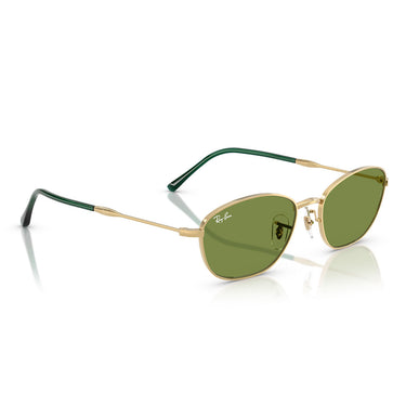 Ray-Ban Occhiali da Sole RB3749 001/4E Oro Arista/Verde Unisex 4