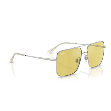 Ray-Ban Occhiali da Sole RB3758 003/6D Ari Argento/Giallo Unisex 5