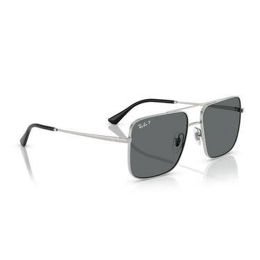 Ray-Ban Occhiali da Sole RB3758 003/81 Ari Argento/Grigio Unisex Polarizzati