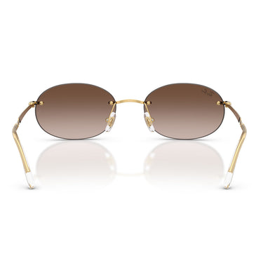 Ray-Ban Occhiali da Sole RB3767 001/13 Oro Arista/Marrone Sfumato Unisex 3