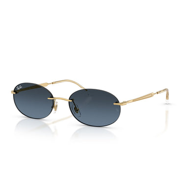 Ray-Ban Occhiali da Sole RB3767 001 4C Oro Arista Blu Sfumato Grigio Scuro Unisex 2