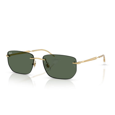 Ray-Ban Occhiali da Sole RB3768 001/71 Oro Arista/Verde Scuro Unisex 2