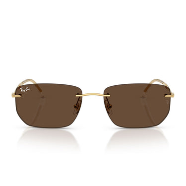 Ray-Ban Sunglasses RB3768 001/73 Gold Arista/Dark Brown Unisex