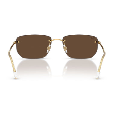 Ray-Ban Occhiali da Sole RB3768 001/73 Oro Arista/Marrone Scuro Unisex 4