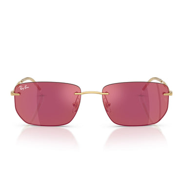 Ray-Ban Gafas de Sol RB3768 001/D0 Oro Arista/Violeta Oscuro Rojo Espejado Unisex