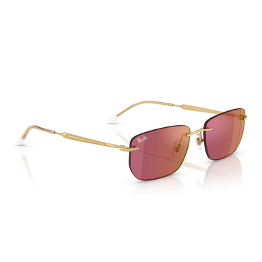 Ray-Ban Occhiali da Sole RB3768 001/D0 Oro Arista/Viola Scuro Rosso Specchiato Unisex 5