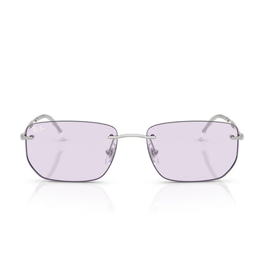 Ray-Ban Occhiali da Sole RB3768 003 MH Argento Ametista Unisex Fotocromatici
