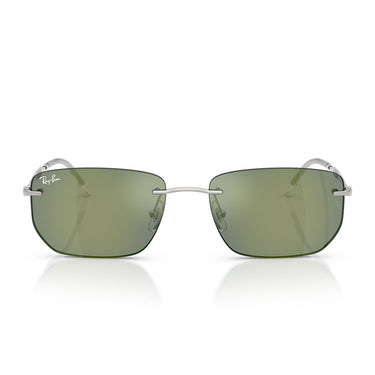 Ray-Ban Occhiali da Sole RB3768 003/6R Argento/Grigio Verde Specchiato Unisex