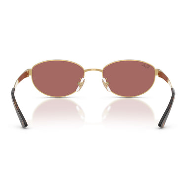 Ray-Ban Occhiali da Sole RB3774D 001 69 Oro Arista Violetto Scuro Unisex 4