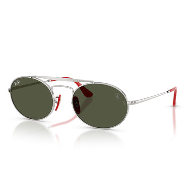 Ray-Ban Occhiali da Sole RB3775M F00731 Ferrari Argento/Verde Unisex 1
