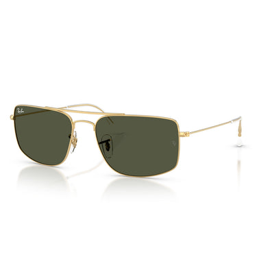 Ray-Ban Occhiali da Sole RB3779 001 31 Explorer 3 Oro Arista Verde Unisex 2