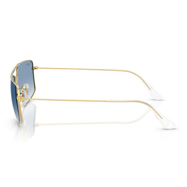 Ray-Ban Occhiali da Sole RB3779 001 3F Explorer 3 Oro Arista Trasparente Sfumato Blu Unisex 3