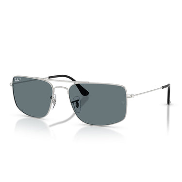 Ray-Ban Occhiali da Sole RB3779 003 3R Explorer 3 Argento Blu Scuro Unisex Polarizzati 2
