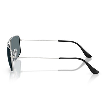 Ray-Ban Occhiali da Sole RB3779 003 3R Explorer 3 Argento Blu Scuro Unisex Polarizzati 3