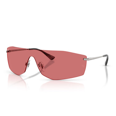 Ray-Ban Occhiali da Sole RB3781 004 75 Alix Gunmetal Rosso Hiper Unisex 2