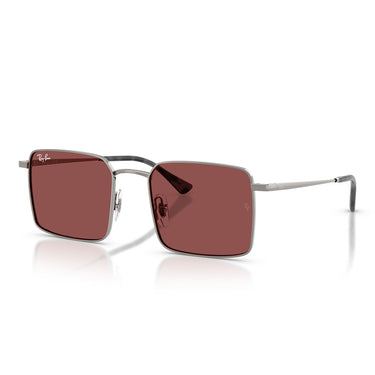Ray-Ban Occhiali da Sole RB3782 004 75 Idan Gunmetal Violetto Scuro Unisex 2