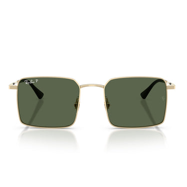 Ray-Ban Occhiali da Sole RB3782 92139A Idan Oro Pallido Verde Scuro Unisex Polarizzati