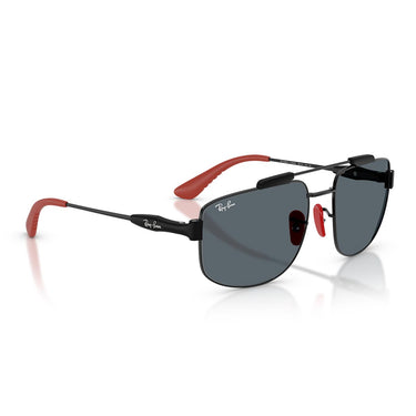 Ray-Ban Occhiali da Sole RB3789M F139R5 x Scuderia Ferrari Nero/Blu Unisex 4