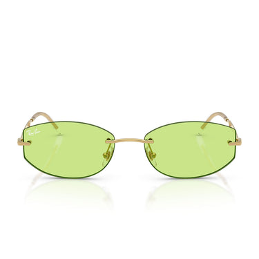 Ray-Ban Occhiali da Sole RB3792 001 2 Oro Arista Verde Chiaro Unisex