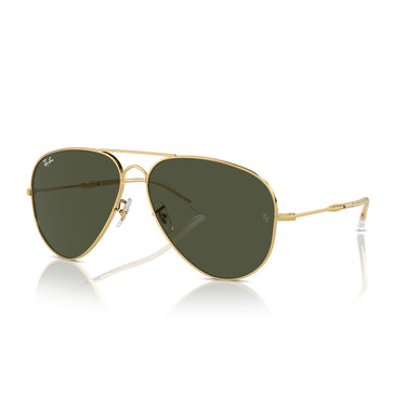 Ray-Ban Sonnenbrille RB3825 001/31 Old Aviator Gold/Grün Unisex 2