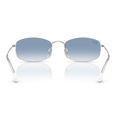 Ray-Ban Occhiali da Sole RB3832 003/3F Argento/Blu Sfumato Unisex 3