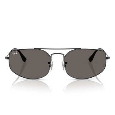 Ray-Ban Lunettes de Soleil RB3845 002/B1 Explorer 5 Noir/Gris Foncé Unisexe