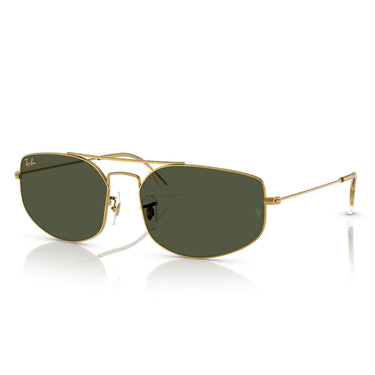 Ray-Ban Lunettes de Soleil RB3845 919631 Explorer 5 Or/Vert G-15 Unisexe 1
